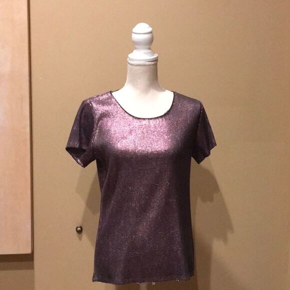 Copper Metallic Sequined Top - Picture 1 of 7
